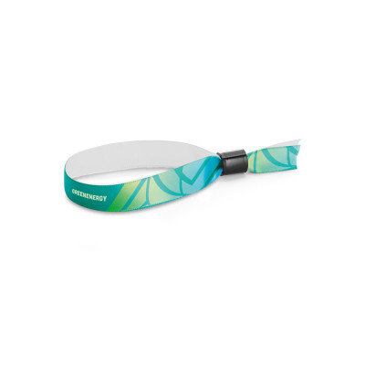MENDOZA. SET Pulseira Lanyard SUBLIMATION Slim I (15 mm) em poliéster com fecho de segurança